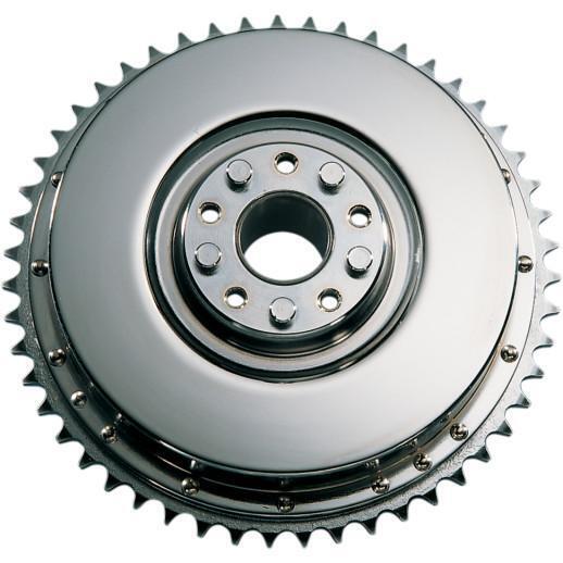 Drag Specialties Chrome Rear Brake Drum/Sprocket Set 51T DS-325390