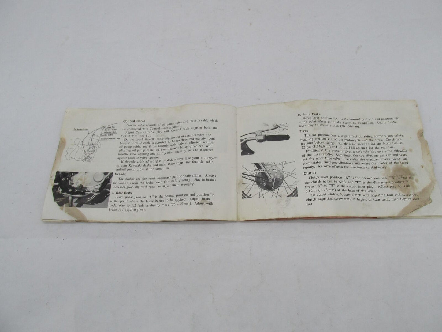 Kawasaki Bushwhacker 175 F3 Rider Owners Manual Handbook