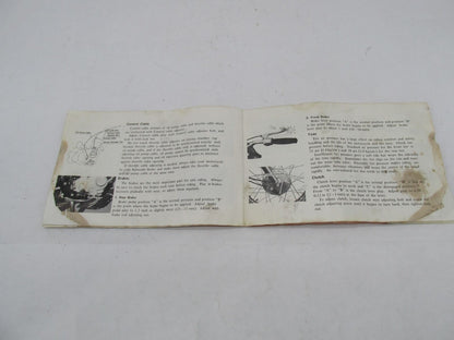 Kawasaki Bushwhacker 175 F3 Rider Owners Manual Handbook