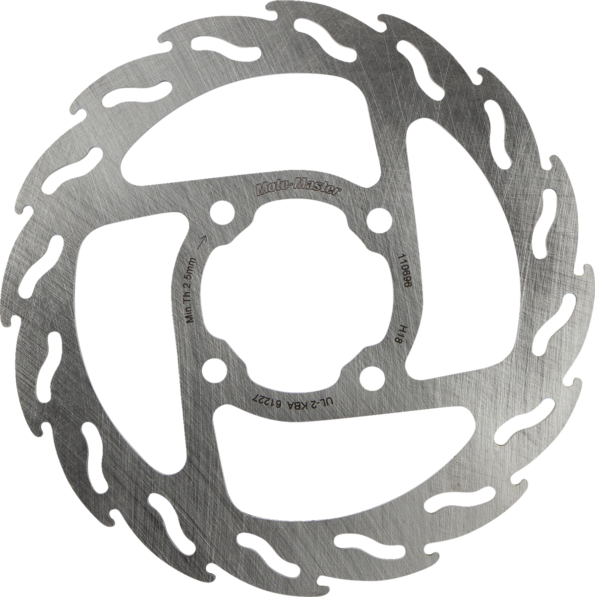 Moto-Master Flame Brake Rotors Rear 110696-PU