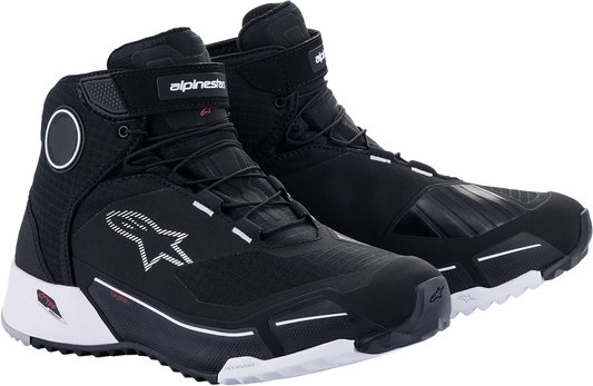 Alpinestars CR-X Drystar Riding Shoes Black/White 10.5 2611820111