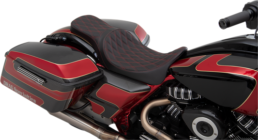 Drag Specialties Predator 2-Up Seats with Forward Positioning 0801-1267