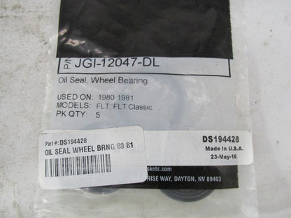 Lot of 3 Harley Davidson James Gaskets Wheel Bearing Oil Seas JGI-12047-DL