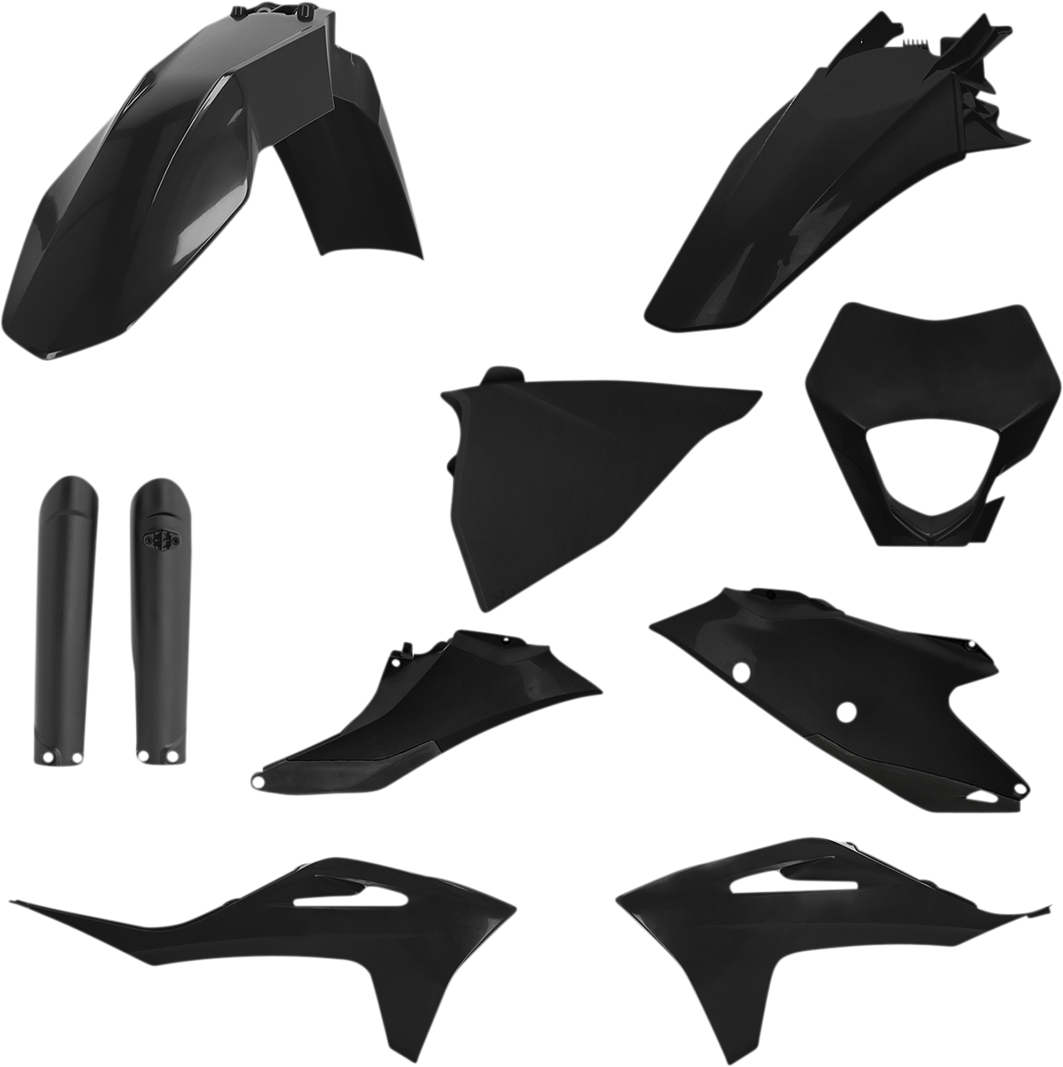Acerbis Full Plastic Kit Black 2872790001