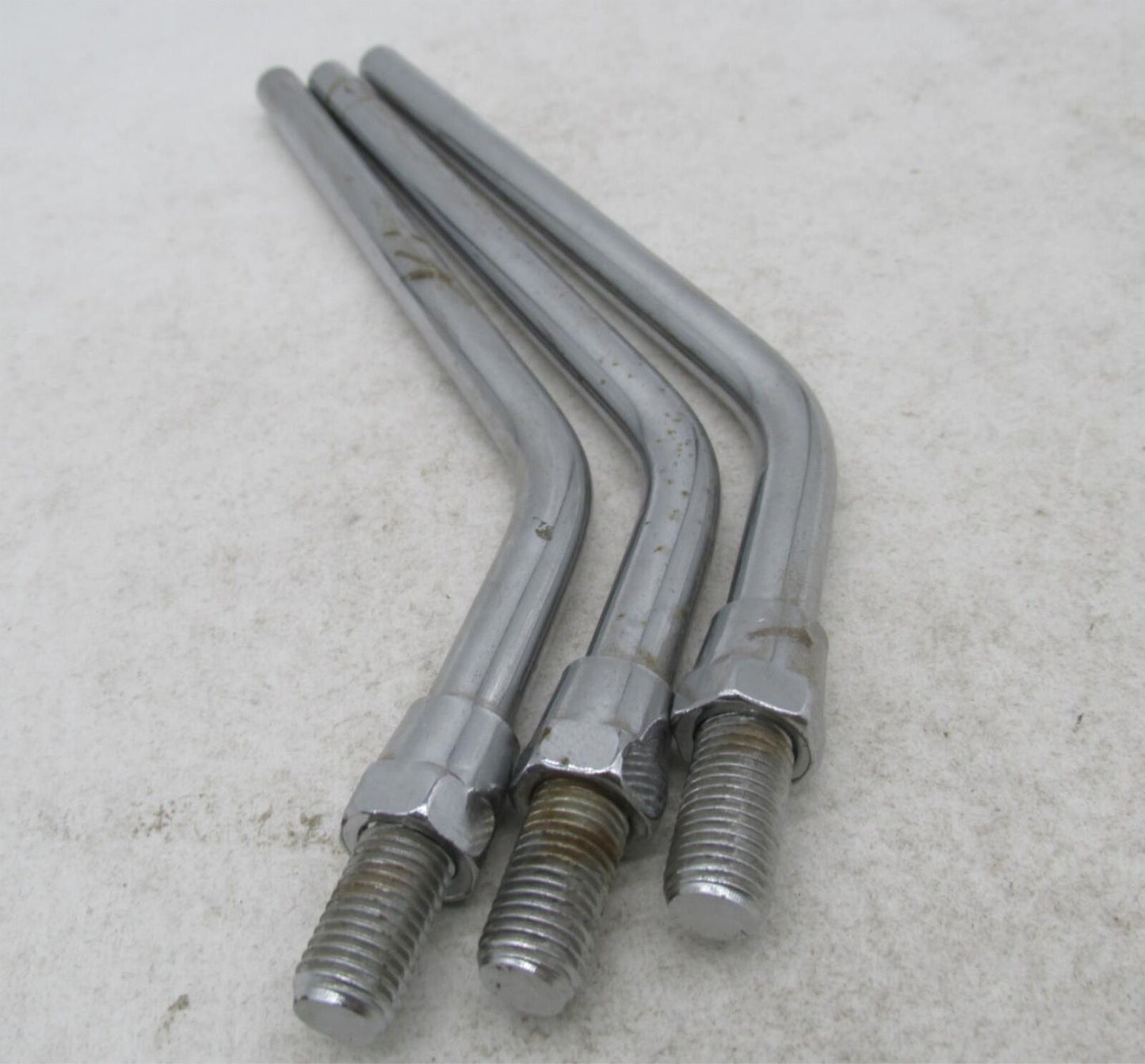 Lot of 3 Harley Davidson Universal Motorcycle  8" Chrome Mirror Stems