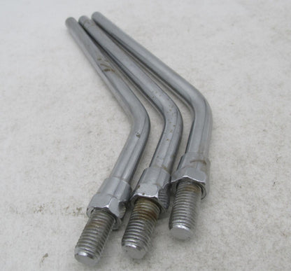Lot of 3 Harley Davidson Universal Motorcycle  8" Chrome Mirror Stems