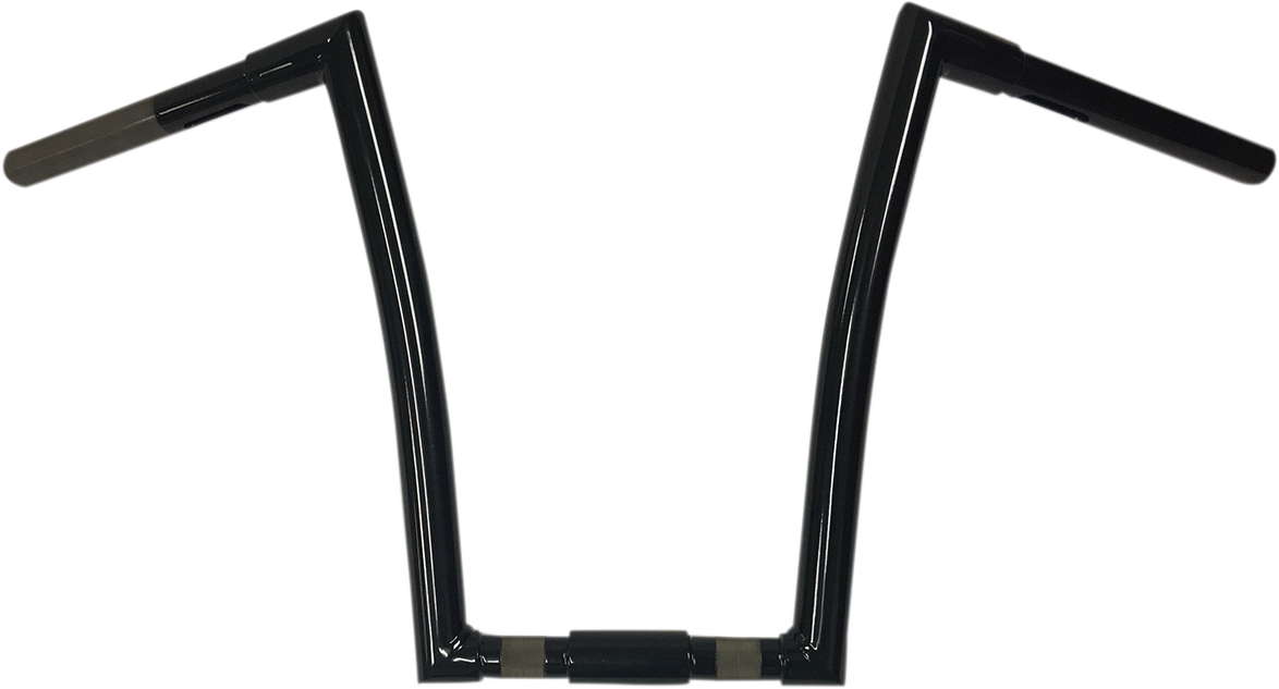 Todd's Cycle 1 1/4" Strip Handlebars 14" Black Spr - 14" 0601-3573