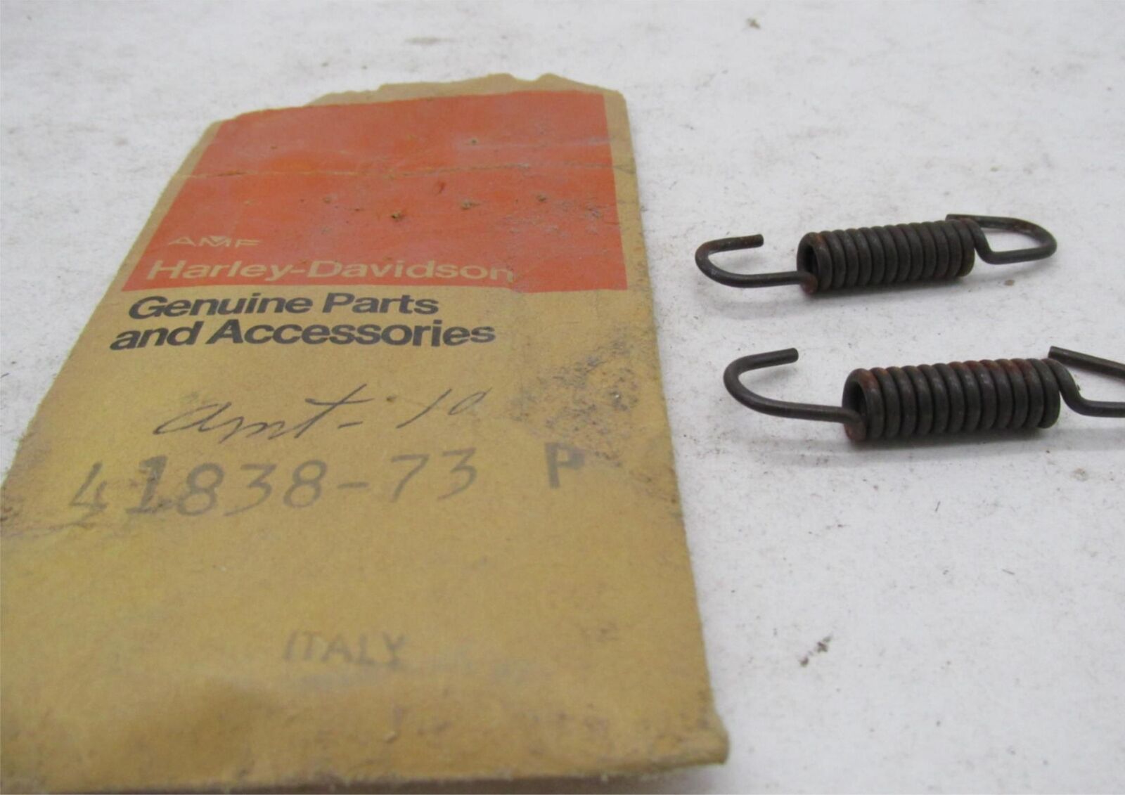 Lot of 2 Harley-Davidson Aermacchi Genuine NOS  Brake Springs 41838-73P