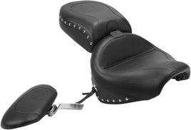 Mustang Wide Touring Two-Piece Seat with Driver Backrest 79190