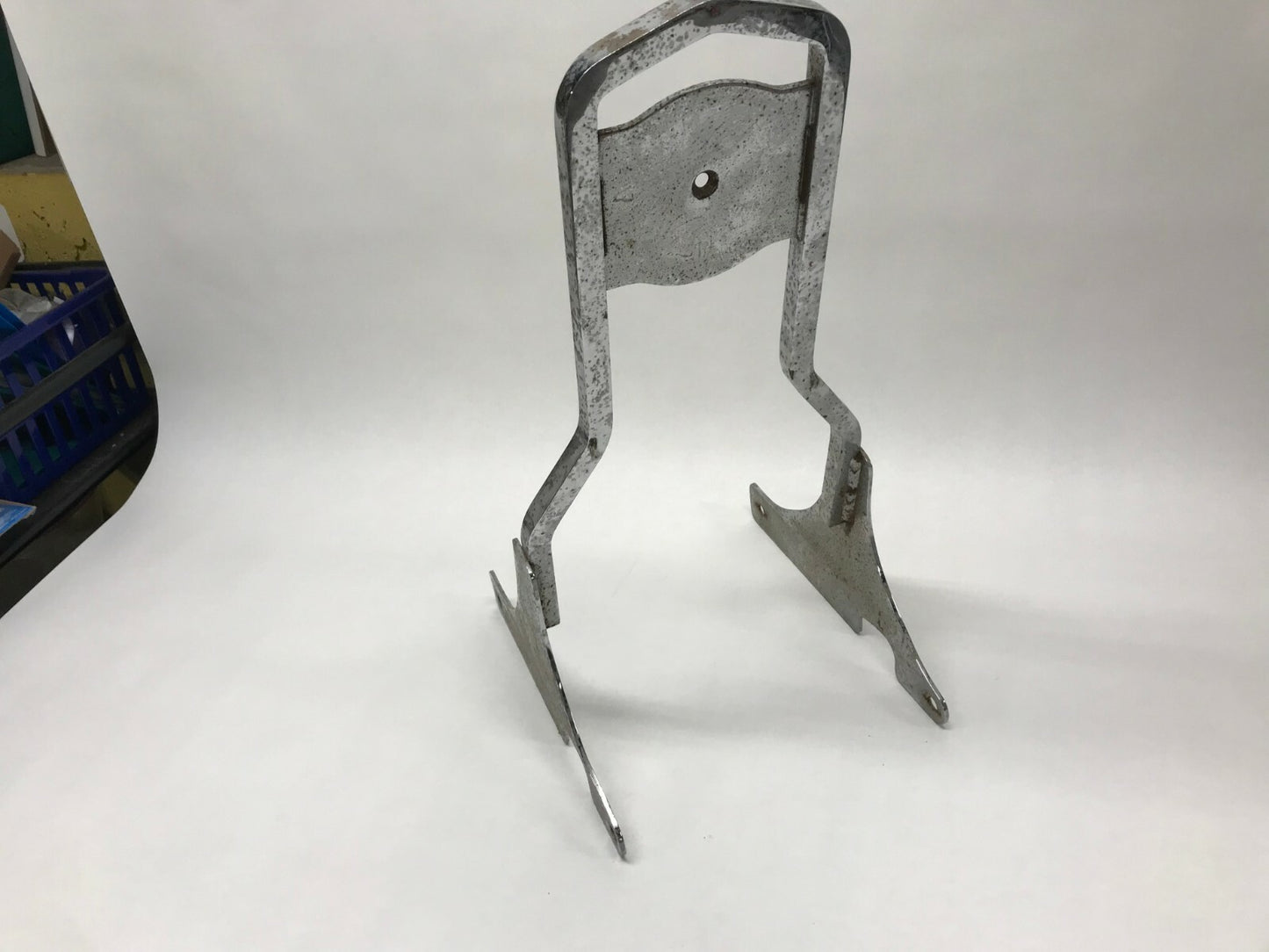 Harley Davidson Softail Sissy Bar Sideplates Chrome FXST FL Upright Ri