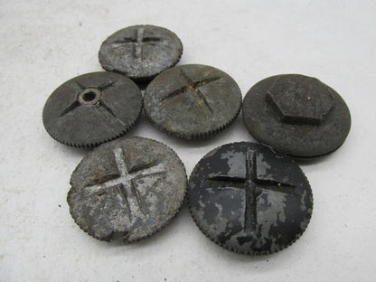Mixed Lot of 6 Vintage Original Triumph BSA Rocker Caps T100 T120 TR6