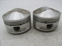 Pair of Harley Davidson Ross NOS High Performance Over Sized 392 Pistons