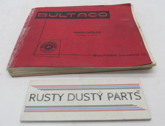 Bultaco Original Factory 115-152 Series 5 Speed Parts Catalog Book