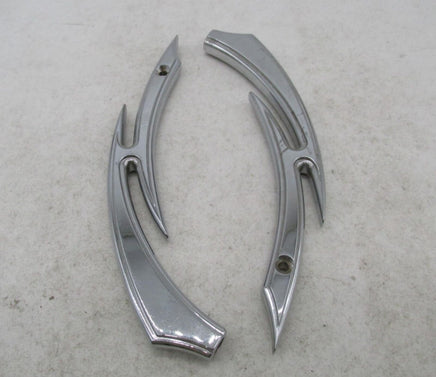 Harley Davidson Pair of 7" Curved Chrome Mirror Stems