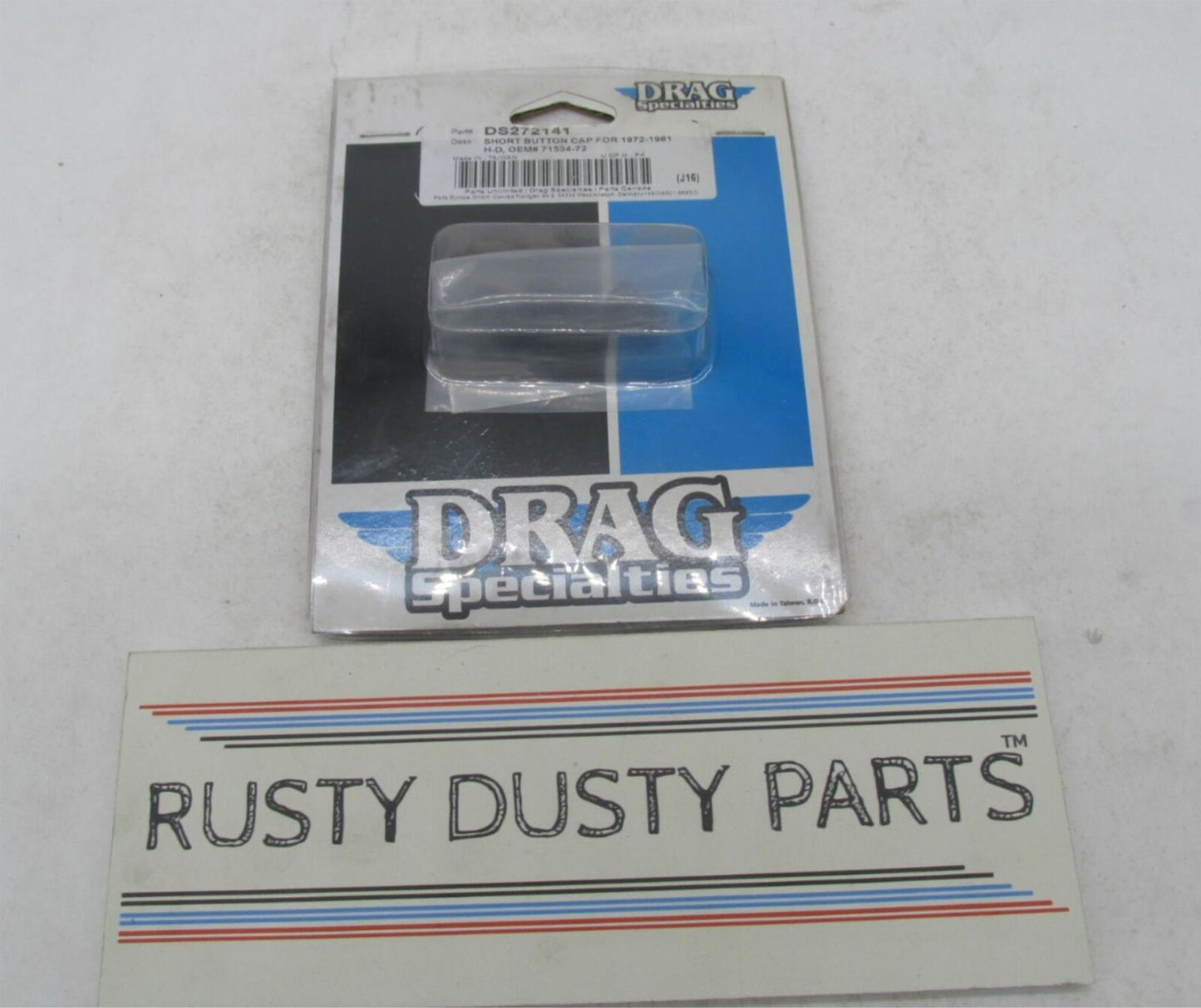 Pack of 10 Harley Drag Specialties 1972-1981 Short Button Cap DS-272141 71534-72