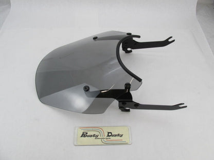 Memphis Shades Harley Sportshield El Paso Smoke Windshield w/ Brackets MEP5273