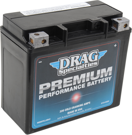 Drag Specialties GYZ High Performance Maintenance Free Battery GYZ20HL 2113-0324