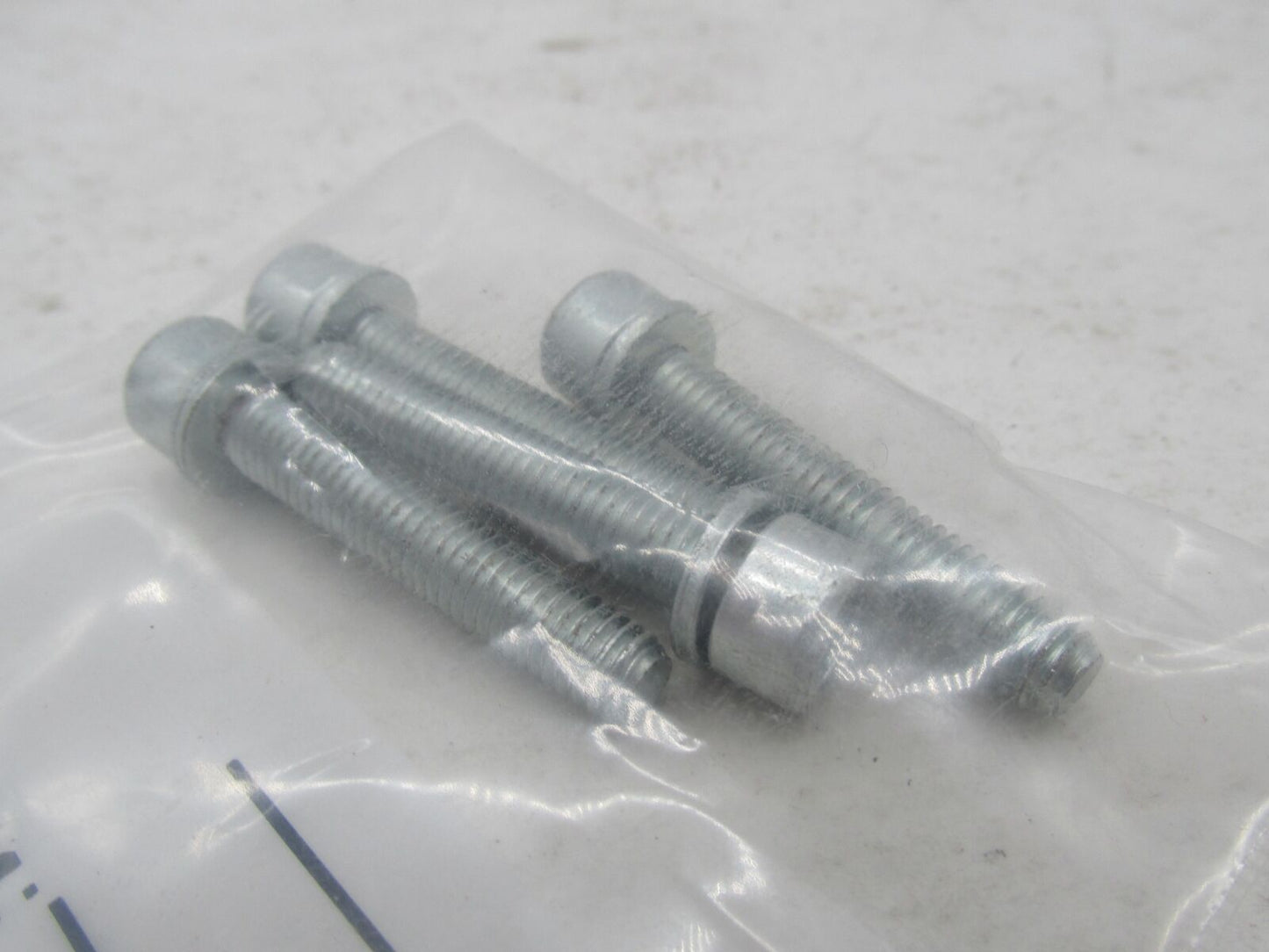 Lot of 4 Harley-Davidson Genuine NOS Hex Socket Head Screws w/ Washers 966M