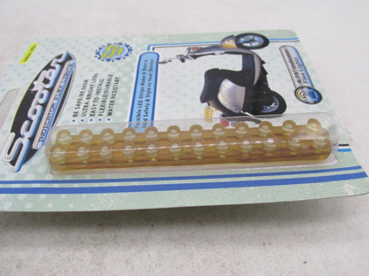 Pair of Street FX Scooter LED Indicator Amber Flex Light Strips