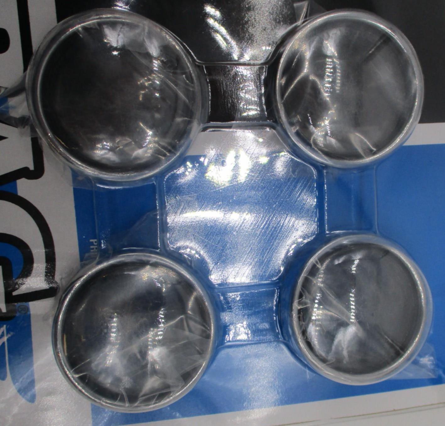 Drag Specialties HD 2020-0392 Smoke Turn Signal Lens Kit w/ Chrome Trim Rings