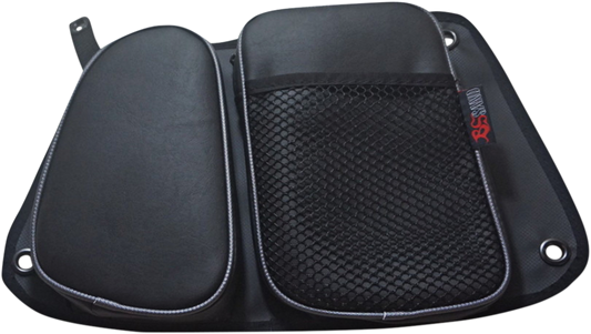 BS SANDS Door Bags Black Gray Rear RZRDBRRGY