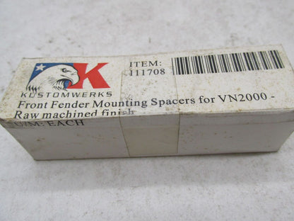 KustomWerkz VN2000 1" Front Fender Mounting Spacers 111708