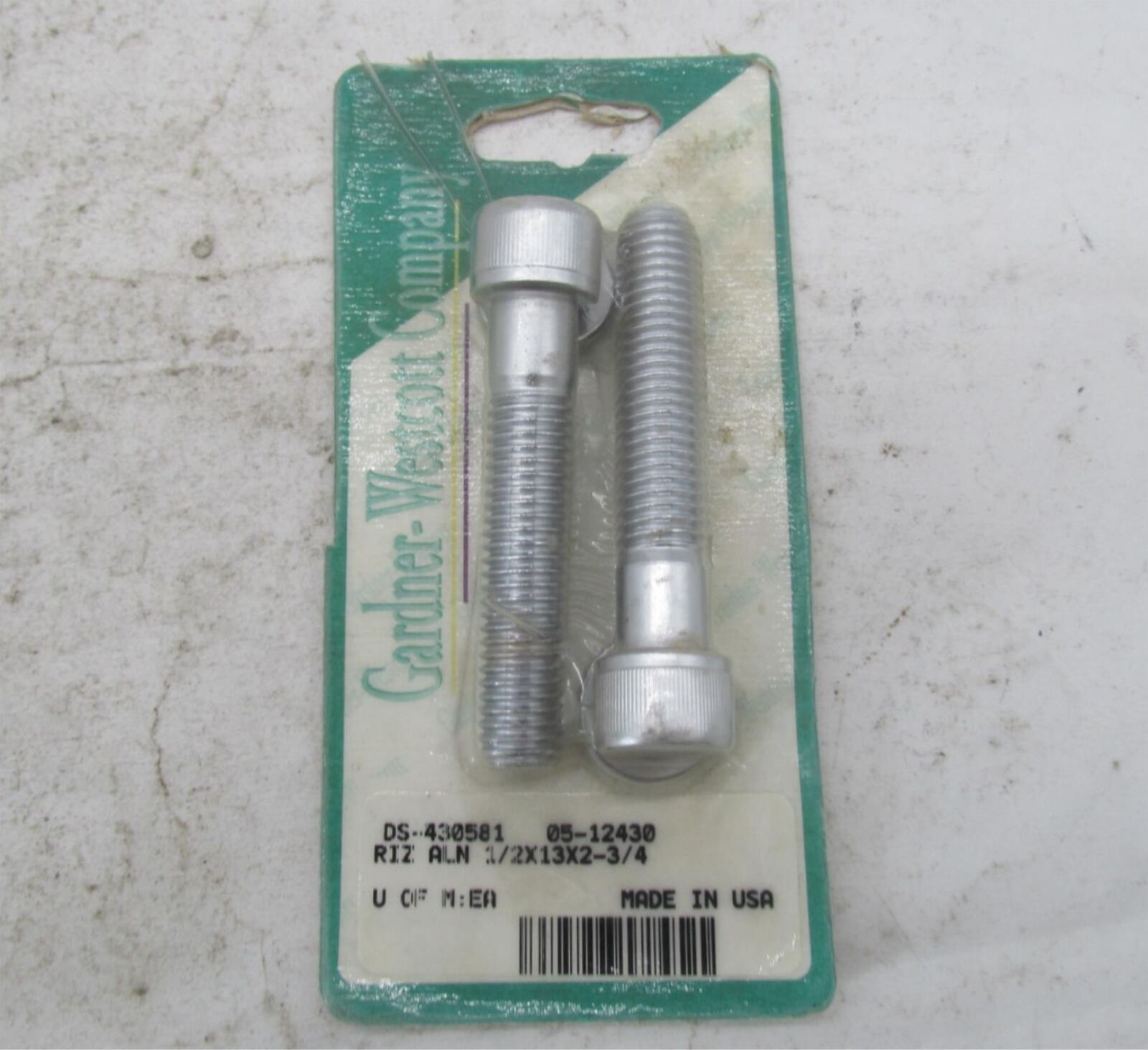 Pack of 2 Harley Davidson Gardner Westcott Riz Allen Bolt DS-430581