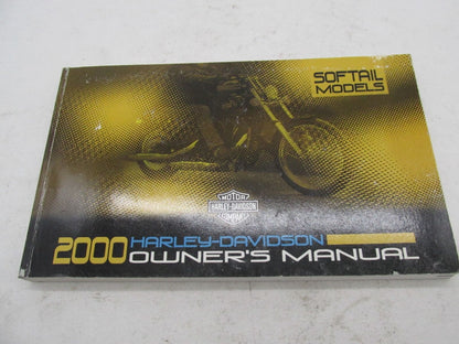 Harley-Davidson Official Factory 2000 Softail Owner's Manual 99469-00A