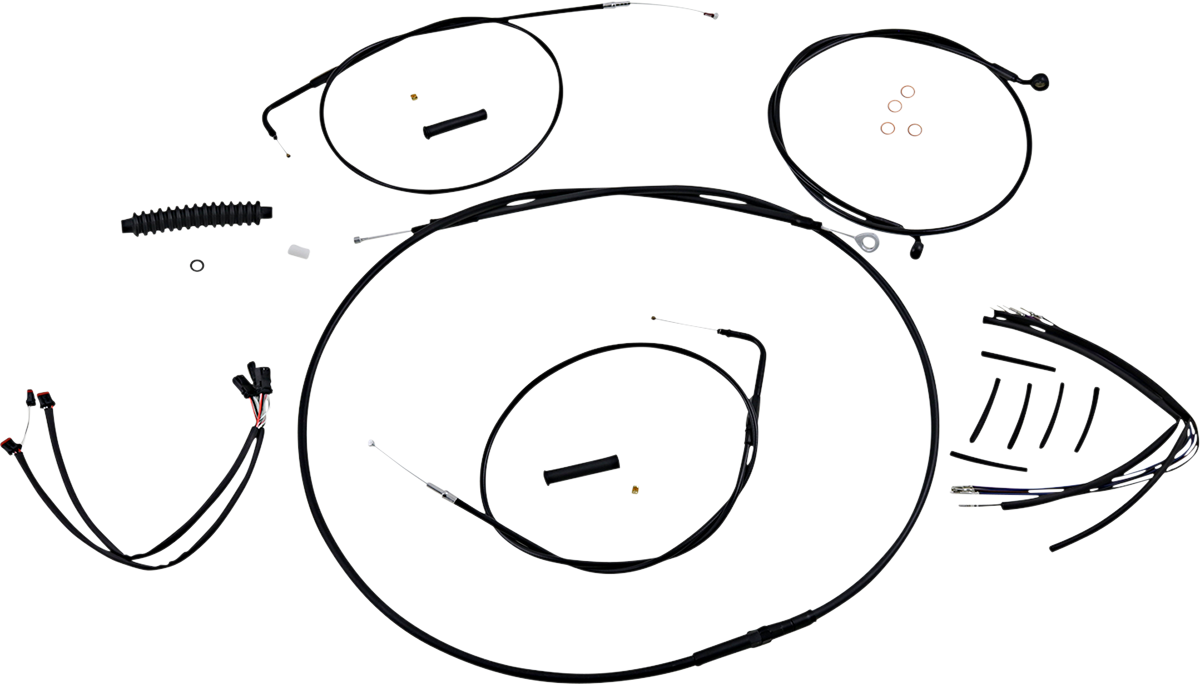 Magnum XR Stainless DOT Handlebar Installation Kits 12" - 14" 486271