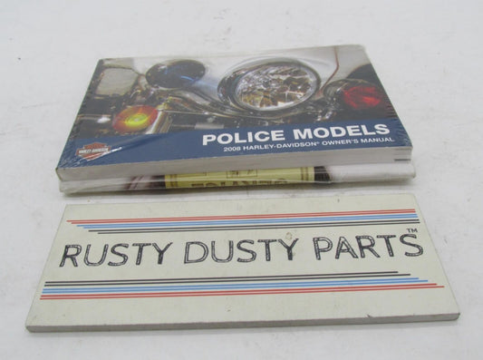 Harley Official Complete Factory 2008 Police Owner's Manual 99478-08 99529-08D