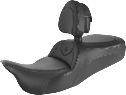 Saddlemen RoadSofa Seat for Trikes Black W/Black Stitching 808-07B-187TBR