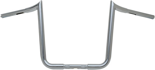 LA Choppers 1 1/4" Prime Ape Handlebars Chrome 13" End rise LA-7351-13