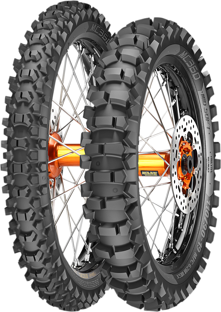 Metzeler MC360 Midsoft Tire 120/80-18 - 62M Rear 3822900