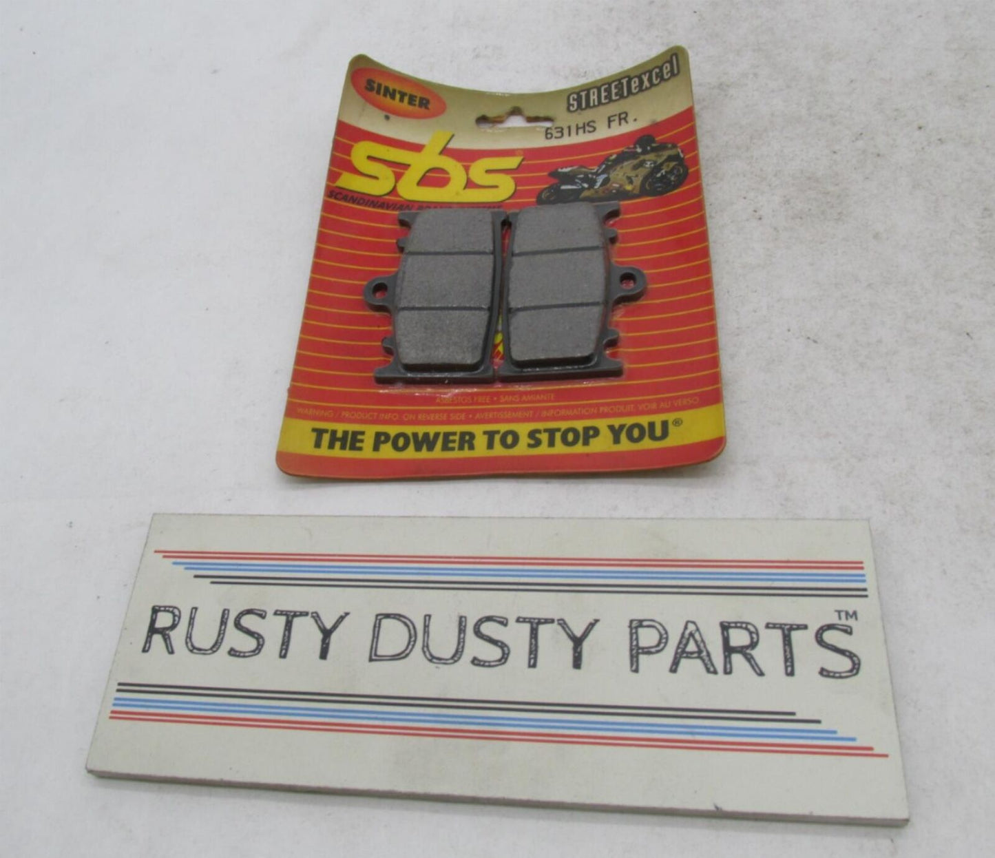 SBS Sintered Motorcycle Front Street Brake Pads Pad Set 631HS
