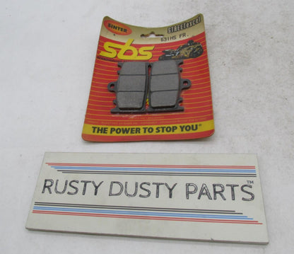 SBS Sintered Motorcycle Front Street Brake Pads Pad Set 631HS