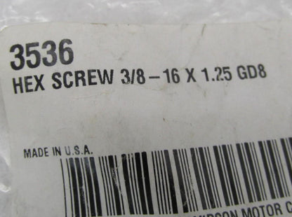 Harley-Davidson Genuine NOS Touring Hex Screw 3/8"-16 1.25 3536