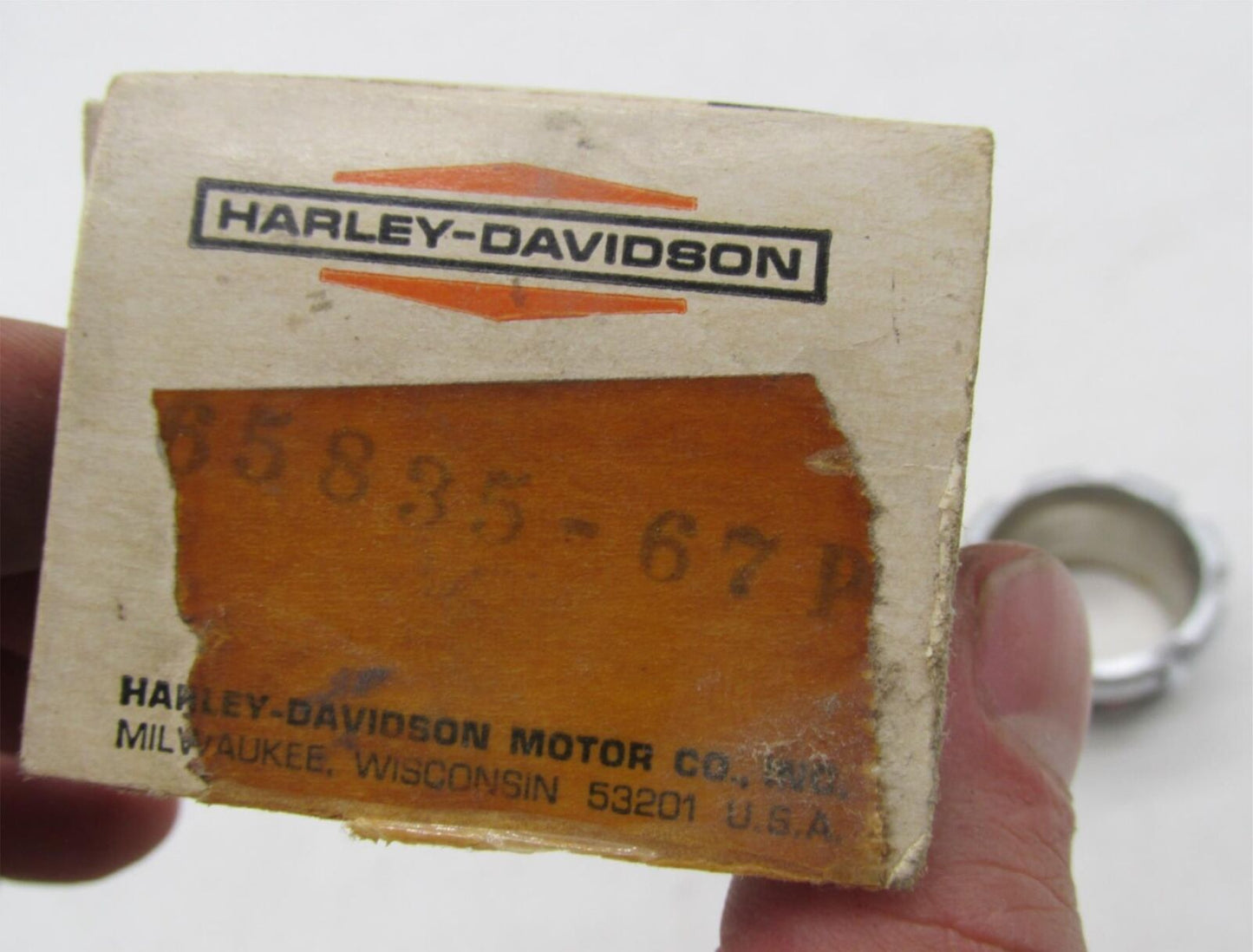 Harley-Davidson Genuine NOS Aermacchi MC65 Shortster Exhaust Pipe Nut 65835-67P