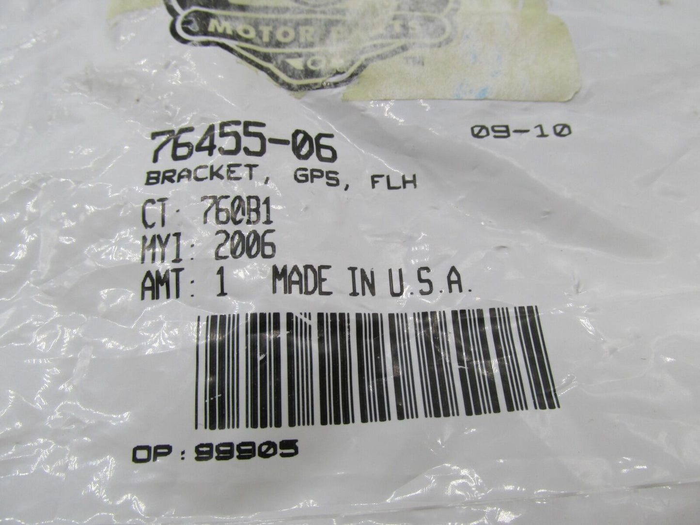 Harley Davidson Genuine NOS FLH GPS Bracket 76455-06