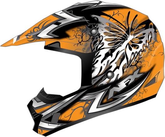 AFX FX-17 Butterfly Helmet Matte Orange XL 0110-7115