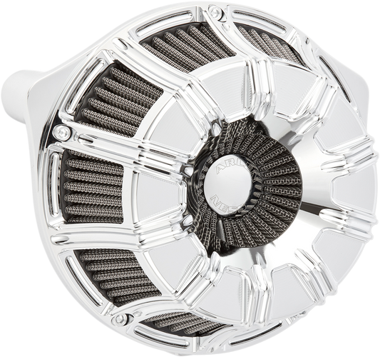 Arlen Ness Inverted Series Air Cleaner Kits for V-Twin Chrome 10-Gauge 18-946