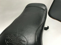 Harley Davidson Dyna Touring Seat w/ HD embossed  logo OEM Black Nice Condition