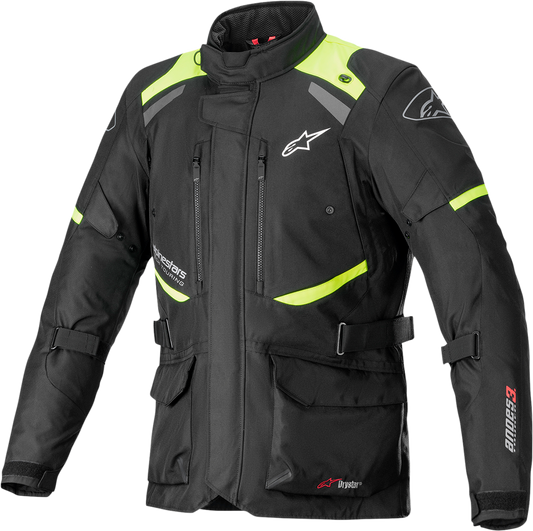 Alpinestars Andes v3 Jacket Black/Yellow Large 3207521-155-L