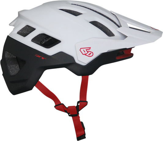 6D HELMETS ATB-2T Ascent Helmet White/Black Matte M/L 23-0026
