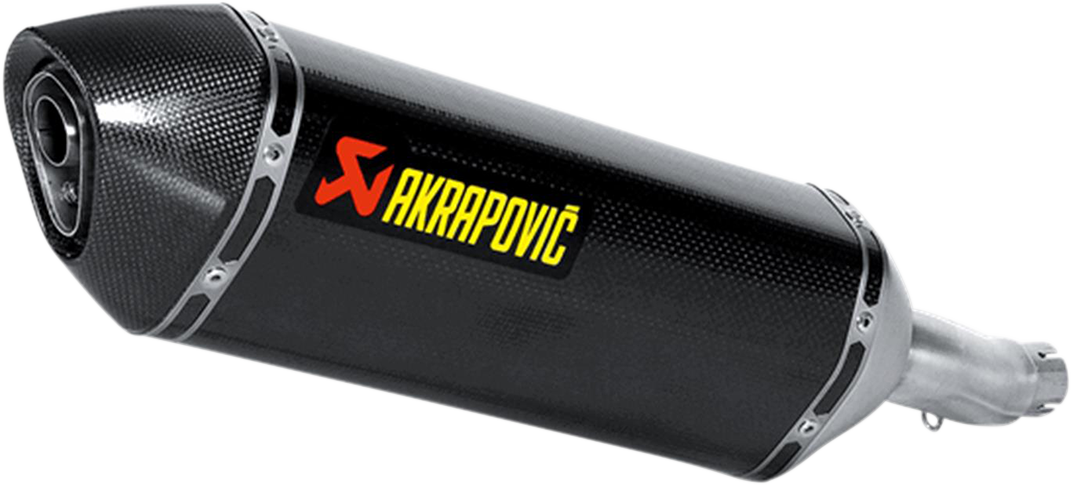 Akrapovic Slip-On Muffler Titanium/Carbon Oval/D Muffler S-H3SO3-RC