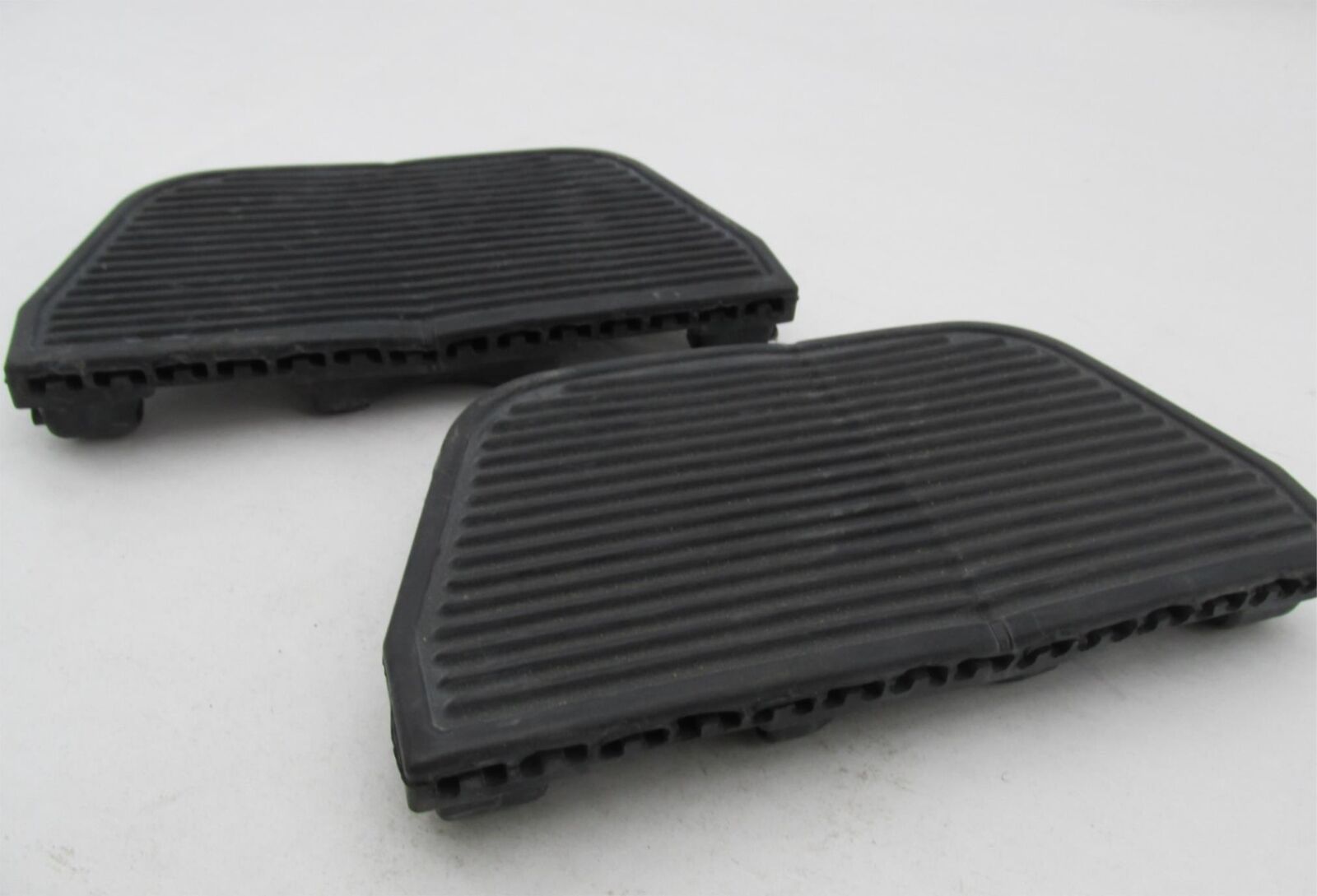 Pair of Harley Davidson Black Passenger Floor Board Rubber Pads 50606-06