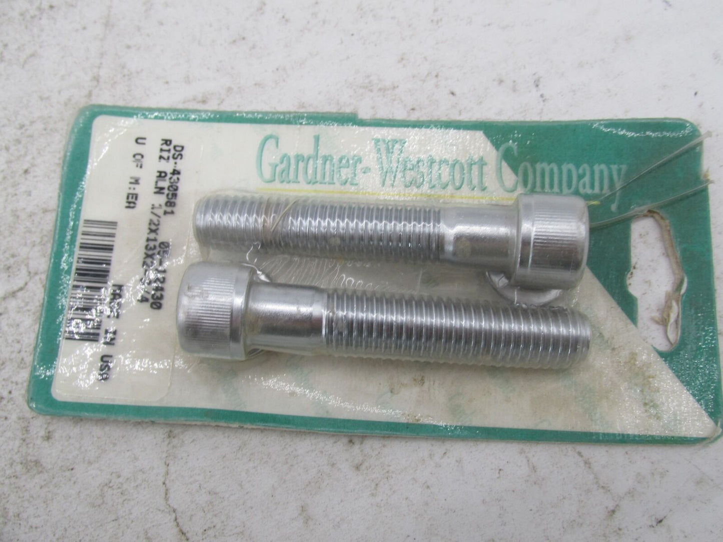 Pack of 2 Harley Davidson Gardner Westcott Riz Allen Bolt DS-430581