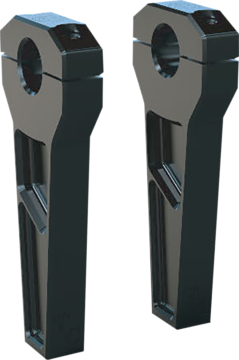 Todd's Cycle 1-1/8" Clamping Riser 6" Rise Black TD-R21-06B