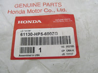 Honda Genuine NOS 2009-2014 TRX White Lid Nh196 61130-HP5-600ZG New OEM