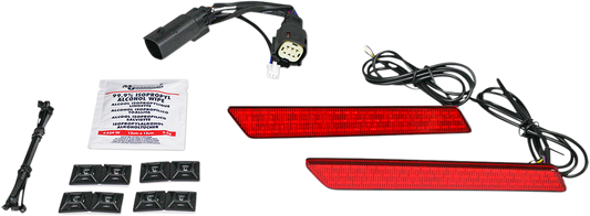 Custom Dynamics Saddlebag Latch Lights Red CD-LATCH-SS6-R