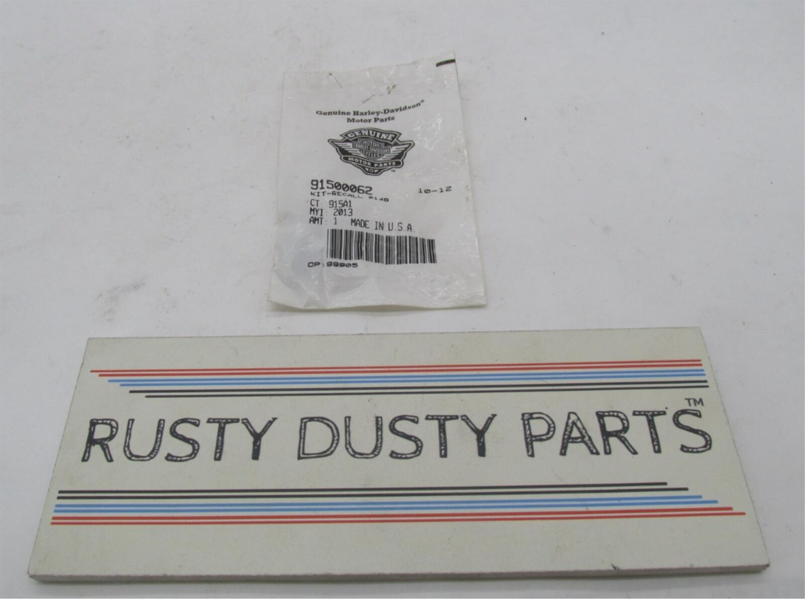 Harley Davidson Genuine NOS Recall Kit 0148 91500062